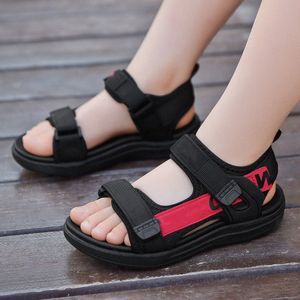 Niños Girls Biños Toboganes Sandalias de playa Sandalias de la playa Hebilla suave al aire libre Tamaño del zapato 28-41 N01J#