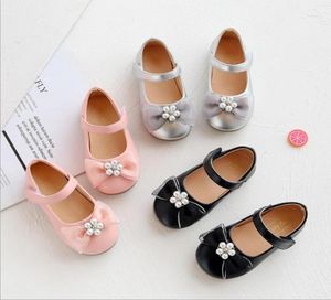 Kids Girls Shoes Butterfly-Knot Classic Pattern Girls Shoes Birthday Gifts Ballet Flats Soft Sole Baby Shoes6949250