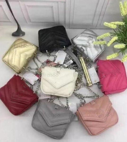 Sac à main pour enfants, sacs à bandoulière de styliste pour filles, mini sac à main de luxe pour enfants, portefeuille pour bébé, sacoche