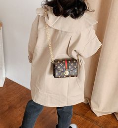 Kinderen handtassen modeontwerper bloem mini vierkant mooi pop meisje prinses messenger tassen accessoires portemonnee portemonnee handtas