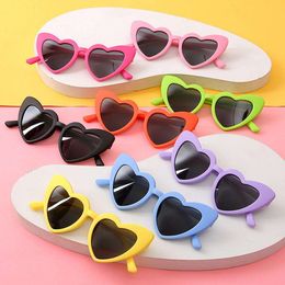 Kinderen hart cartoon brillen vintage hartvormige voor jongens meisjes 3-9 jaar peuter zonnebril buitenkinderen bril L2405