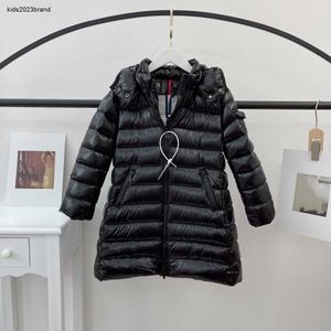 Kinderjassen met capuchon Designer Baby Winterjas Rits Dikke warme uitloperkleding Hoge kwaliteit jongensmeisjes bovenkleding