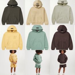 Kids Hoodies Kidontwerper Hoodie Babykleding Essent Essentail Hooded Peuter Spring Herfst Winter Lange mouwen Esthetiek met zakken Ontwerpen Streetwear