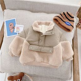 Enfants infantile filles garçons manteau hiver veste chaude décontracté épais pour garçon automne vêtements d'extérieur bébé noël pardessus 240122