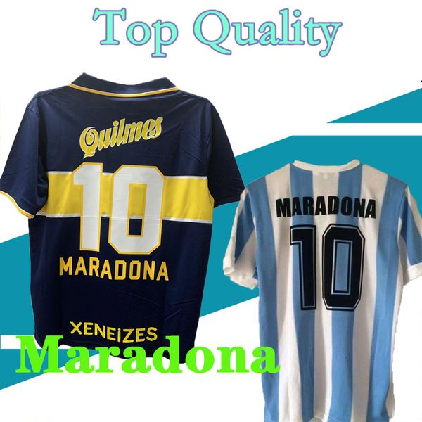 1997 98 maillots boca juniors classiques rétro 2021 2022 maillot Bocas Junior diego maradona maillot de football