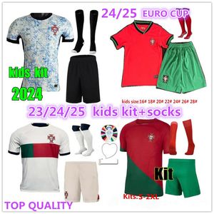 2020 Portugal camisetas de fútbol RONALDO JOAO FELIX NEVES BERNARDO CANCELO RUBEN NEVES 2021 selección nacional camiseta de fútbol 20 21 Pero Mujer Kit para niños uniforme