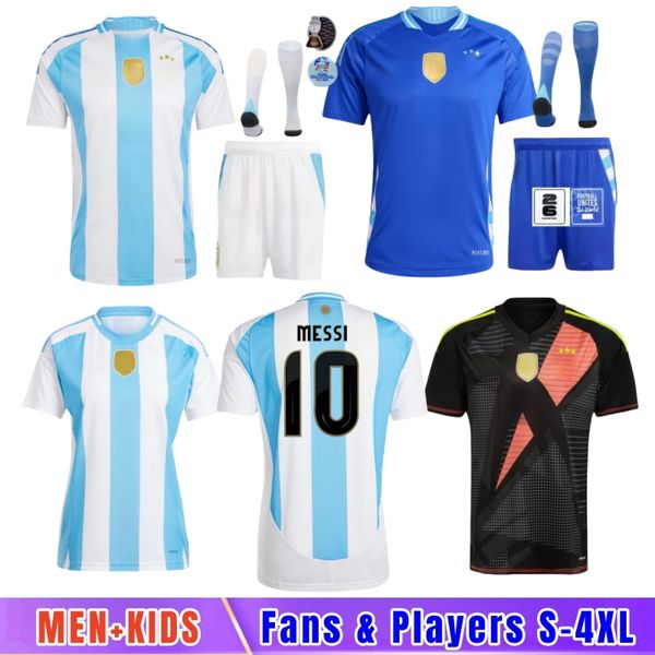 Kit Kit Argentina Jerseys de football 2024 2025 E.Fernandez J.Alvarez Martinez Dybala di Maria de Paul Mac ALLISTER E.MARTINEZ 24 25 FOOTBALLER