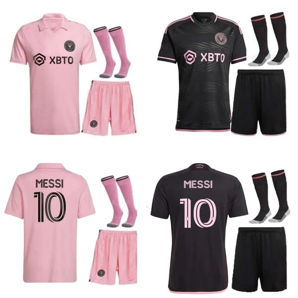 Kits pour enfants 23 24 Messis Soccer Jerseys 2023 2024 2025 Home Baby Football Shirts