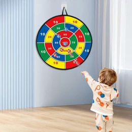 Kids Grand Ball Sticky Dart Toys Toys Dart Board avec 3 boules collantes Plaque cible Dart Indoor Target Parent Parent-Child Toy Sports