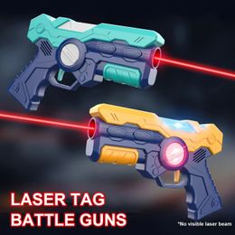 Kids Laser Tag Toy Guns Electric Infrared Gun For Child Battle Game Toys Weapon Pistols Gift Boys Outdoor Games 240420