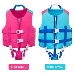 Niños Life Jacket Neoprene Trainer Swim Life Life Secado Quick Springable Cómodo para deportes acuáticos para niñas y niños 240507