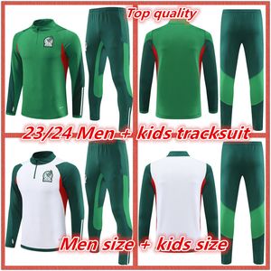 2023 2024 Mexico volwassen Trainingspak jas Voetbal Trainingspakken uniform groen Nationale Copa America 23 24 CHICHARITO LOZANO GUARDADO VELA RAUL Voetbal Shirts mannen kit