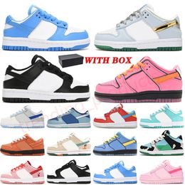 Lage kinderschoenen met doos jongens Sport Meisjes Jongen baby designer sneakers trainers Hardlopen basketbal basisschool dhgate schoen zwart kind jeugd peuter joggen wandelen