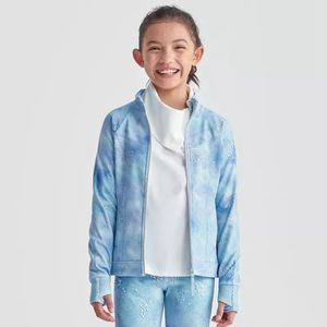 Kids Lu Yoga Jacket for Girls Breathable Zipper Mabet Fleece Childrens Fintness Sports Summer TEAL pour la fille Y163