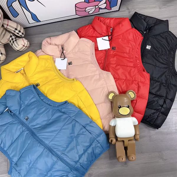 Enfants luxe bouffant dessin animé ours Gillet mode gilet bébé chaud filles garçons designer veste vêtements d'extérieur enfants hiver chaud gilets vestes vêtements de bébé