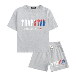 Camisetas de lujo para niños Diseñadores Trap Star Biños Biños Juegos de ropa de manga corta para bebés Dos pie