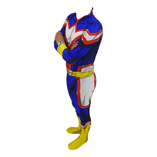 Men Kids JP Amine All May Cosplay Cosplay Spandex Zentai Bodysuits Jumpsuits My Hero Halloween Disfraces