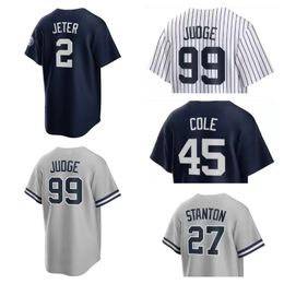 Niños Hombres Aaron Judge Jersey de béisbol Juan Soto Anthony Volpe Anthony Rizzo Giancarlo Stanton Gleyber Torres Jasson Domínguez Gerrit Cole Derek Jeter Alex Camisa