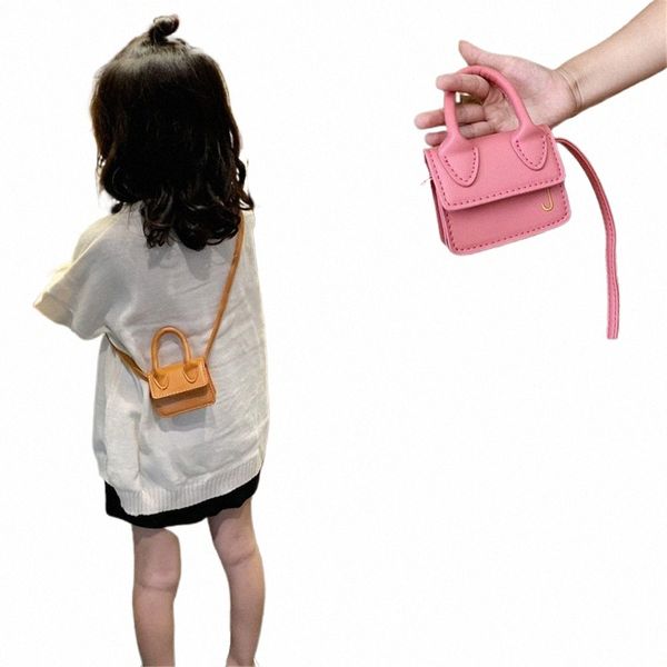 Niños Mini bolso cruzado Niña linda Pequeña bolsa de monedas Monederos Bolsos Bolsos para niños pequeños Tote A2Pw #