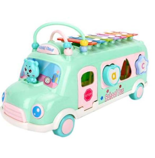 Jouets musicaux pour enfants, Piano pour bébé, Instrument de musique, trieur de Bus, 8 notes, frapper sur la touche, Piano, son éducatif pour tout-petits