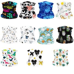 Sjaal voor kinderen Bandana Dinosaurus Cartoon Gaiter Zonnemasker Zonbescherming Gezichtsdekking Buismasker Nekgezichtsjaal Sjaals Gezichtsmasker 3481090