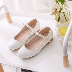 Enfants nouveau printemps automne bébé chaussures plates pour filles enfants blanc princesse femmes étudiants chaussures