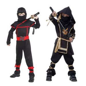 Kids Ninja Kostuums Halloween Party Jongens Meisjes Warrior Stealth Kinderen Cosplay Assassin Kostuum Kinderen Dag Gifts294V