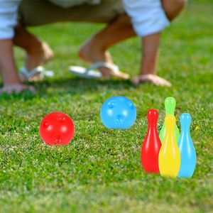 Kinderen Outdoor Toys Bowling Ball Huishouden Interessante set Sport 11x3.5x3,5 cm Pin Plastic Kinderen leveren accessoire benodigdheden
