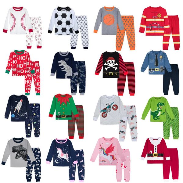 Ensemble de pyjama pour enfants Pyjamas de Noël Pyjamas pour garçons Enfant Dinosaure Vêtements de nuit Enfant en bas âge Filles Pyjamas Licorne PJS Pijamas d'hiver 240304