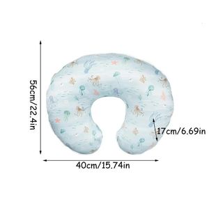 Taie d'oreiller pour enfants avec fermeture éclair, 56x40cm, corps en forme de U, fournitures douces amovibles et lavables pour chambre à coucher, 240325