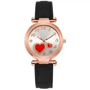 Kids Pink Mignon Childrens Wristwatch Cartoon Match Watch Quartz Watch pour les étudiants de la mode Girls Clock