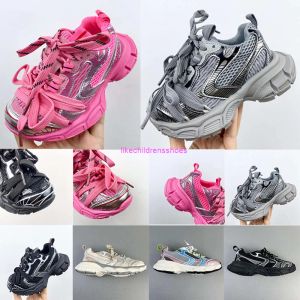 Kids Pink Designer 3xl Sneakers Infants Chaussures décontractées Track 10 Trainers Black Mesh Nylon confortable 9.0 Sneaker Shoelaces Jogging Hiki