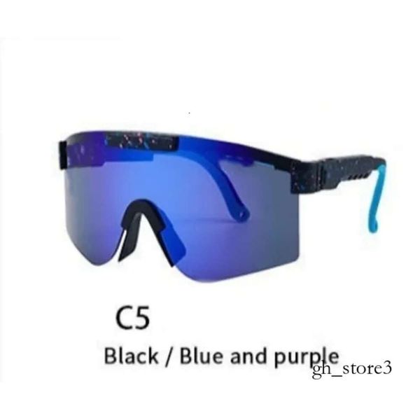 Enfants Pits Vipers Couleur Lunettes de Soleil Enfants Cyclisme Baseball Lunettes de Soleil Mode Garçons Filles Sport de Plein Air Lunettes Coupe-Vent Miroir UV400 Nuances Wow Cadeaux avec 651