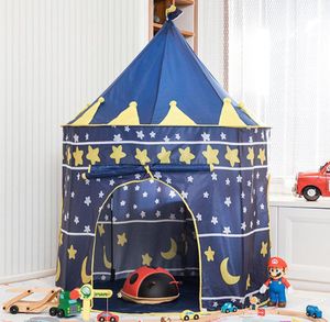 Kinderen spelen tent bal zwembad tent Prince's Princess Portable indoor outdoor Baby Play Tents House Hut For Kids Toys LJ2009235057083