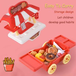 Kinderen doen alsof keukensimulatie koken voedsel rollenspel games dessert burger bbq interactief speelgoed educatief voor meisjes