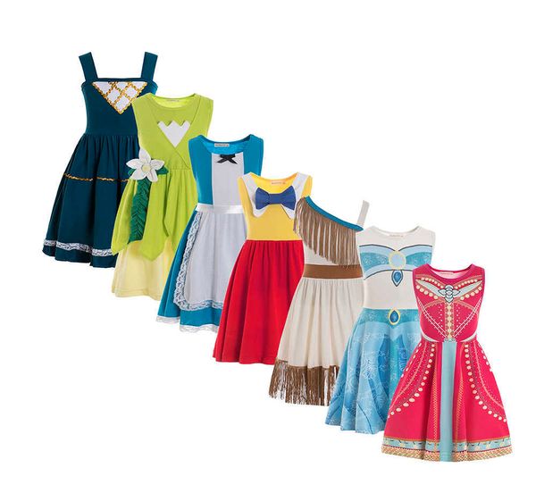 Robes de princesse pour enfants pour filles de 8 à 10 ans adulte sofia médiévale dreas Q0716