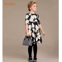 Enfants princesse robes adolescentes vêtements Robe Enfant Fille 2020 filles Robe d'été Meisjes Jurk fête filles robes Q0716