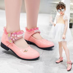 Zapatos de princesa para niños Baby Soft-Solar Shoes Shoes Girl Children Smise Shoes Tamaños 26-36 G977#