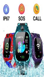 Enfants Q19 montre intelligente étanche LBS positionnement Lacation SOS caméra bébé montre intelligente chat vocal Smartwatch avec carte SIM pour Smartp5471897