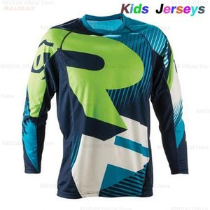 Enfants Quick Dry Motocross Jersey Downhil VTT DH Shirt MX Moto Vêtements Ropa Pour Garçons VTT T-Shirts