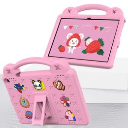 Kids Safe Panda EVA Stand Case voor Fire HD 10 2021 11e generatie HD10 Plus 2021 10.1" Handvat Tablet Beschermhoes #S HKD230809