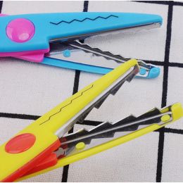 Enfants Papier de sécurité Coupes Ciseaux Modèles ondulés Ciseaux de papier Figured Paper Scrapbooking Craft Scissors Stationery Scissor