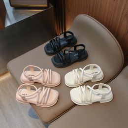 sandales pour enfants chaussures bébé filles rose designer enfants noirs roses pour tout-bassins enfants pour les enfants chaussures de désert taille 26-35 x83x #