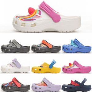 Sandalias para niños Clog Toddler Slide Slipper Sneakers Classic Niños Niños Niñas Hole Beach Water Slipper Sandalia Youth Kid Ligth Garden Shoes Outdoor Sport Trainers