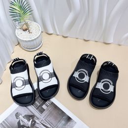 Sandalias para niños Diseñador Niños para niños zapatos casuales al aire libre marca de tela estirable transpirable sandalias para niños
