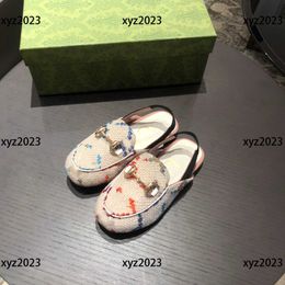 Kinderen sandalen meisje slippers kind schoenen zomer kosten prijsdoos verpakking gevlochten ontwerp kinderformaat 24-35