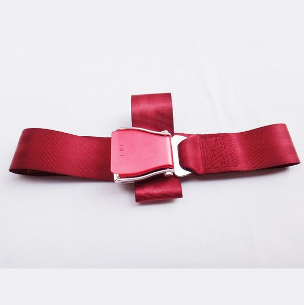 Ceinture de sécurité de sécurité pour enfants ceinture d'avion couleur rouge