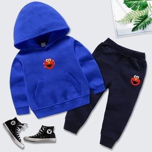Kinderen Sets Childrens Clothing Sports Baby Boys Girls Clothing Sets Hooded Sweater Sports Suit 90-140 47Go#