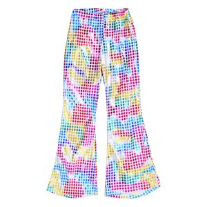 Kids Shiny Sequins Bolantios Pantalones Bell Bottoms Hip Hop Jazz Dance Disco Club Discos Performance Barrio Barrio Streetwear