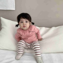 Chemises pour enfants 2023 hiver nouveau bébé fille à manches longues à manches longues en bas âge